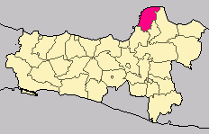 Lokasi Kabupaten Jepara